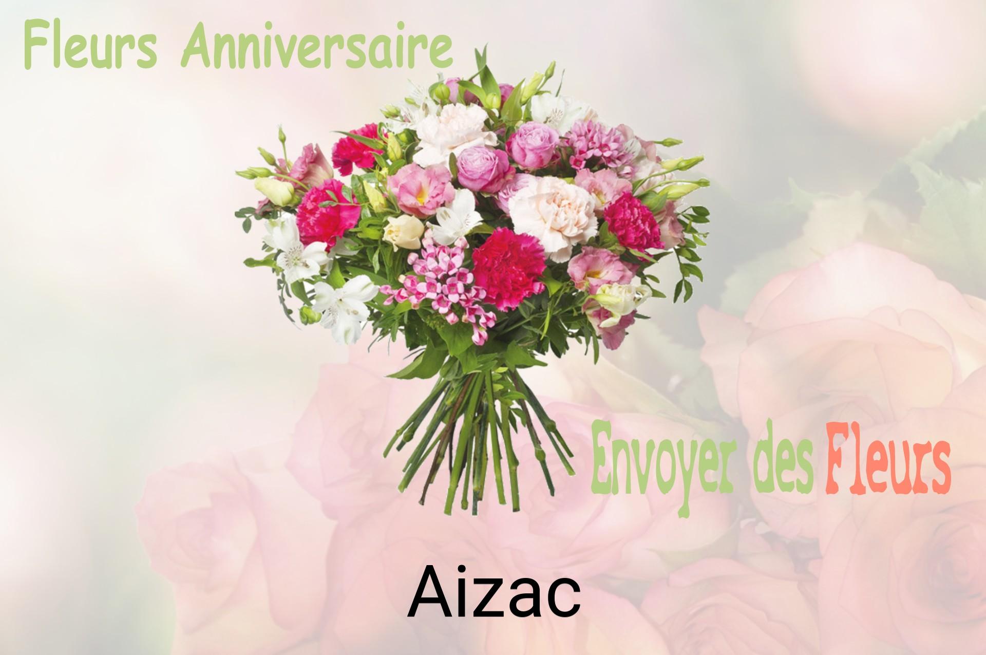 Bouquet de fleurs d’anniversaire livré à Aizac